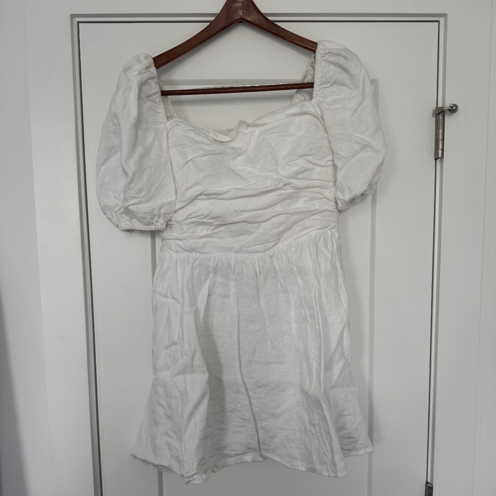 Reformation white dress